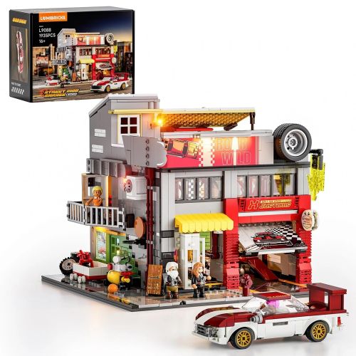 Lumibricks Straßen-MOD-Garage (1935 Teile)