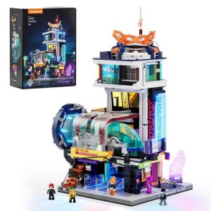 Lumibricks Cyberpunk Floating Train Station (2760 Teile)