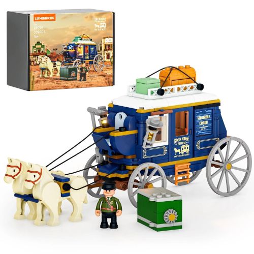 Lumibricks Old West Schatzpostkutsche (307 Teile)