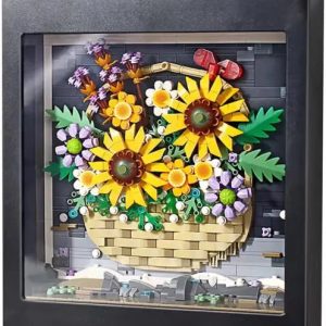 Bilderrahmen: 3 D-Bild Sonnenblumenkorb