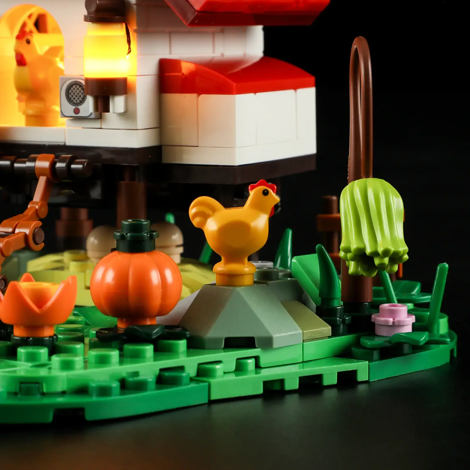 Lumibricks F9034 The Hen House Hühnerstall mit LED | 323 Teile – Bild 8