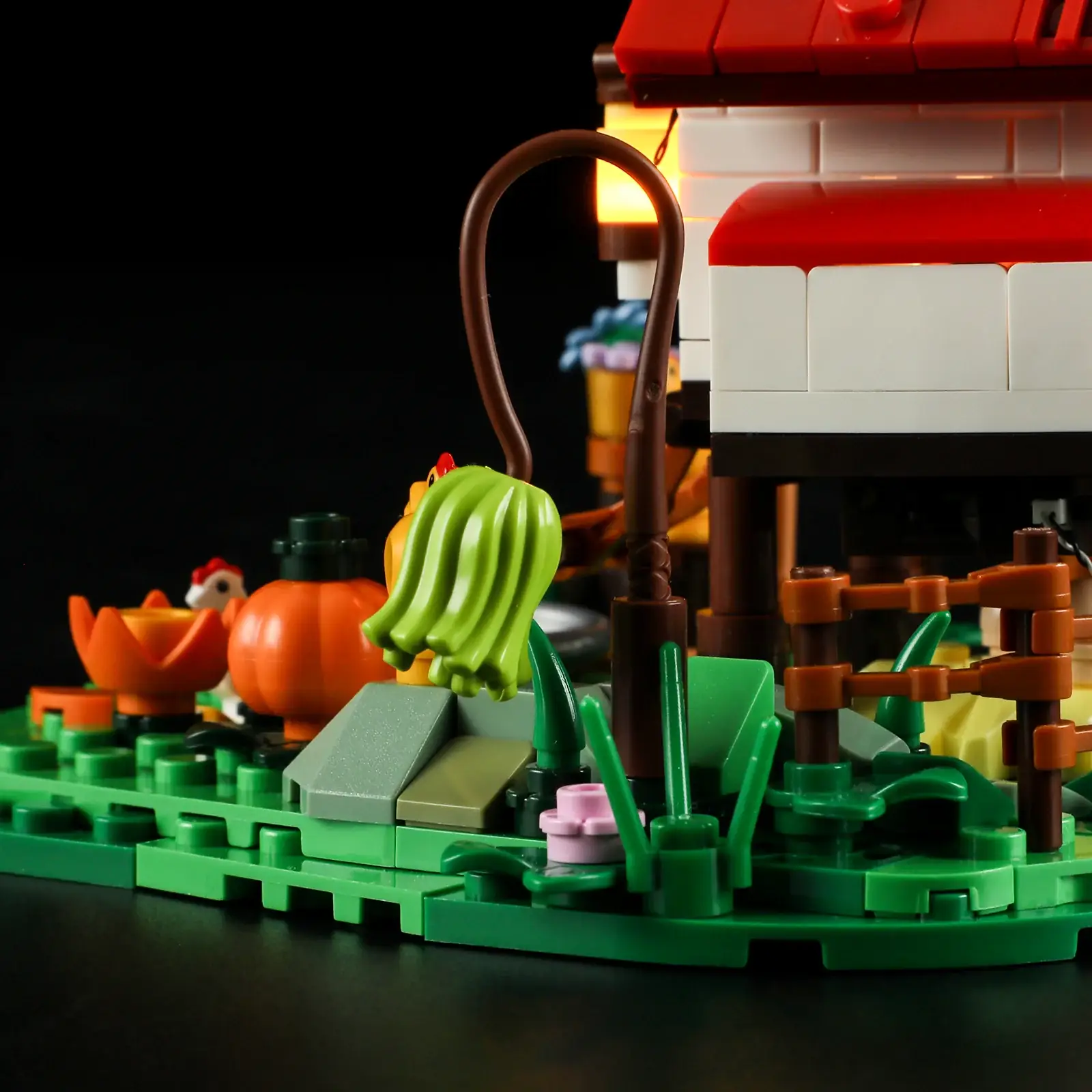 Lumibricks F9034 The Hen House Hühnerstall mit LED | 323 Teile – Bild 9