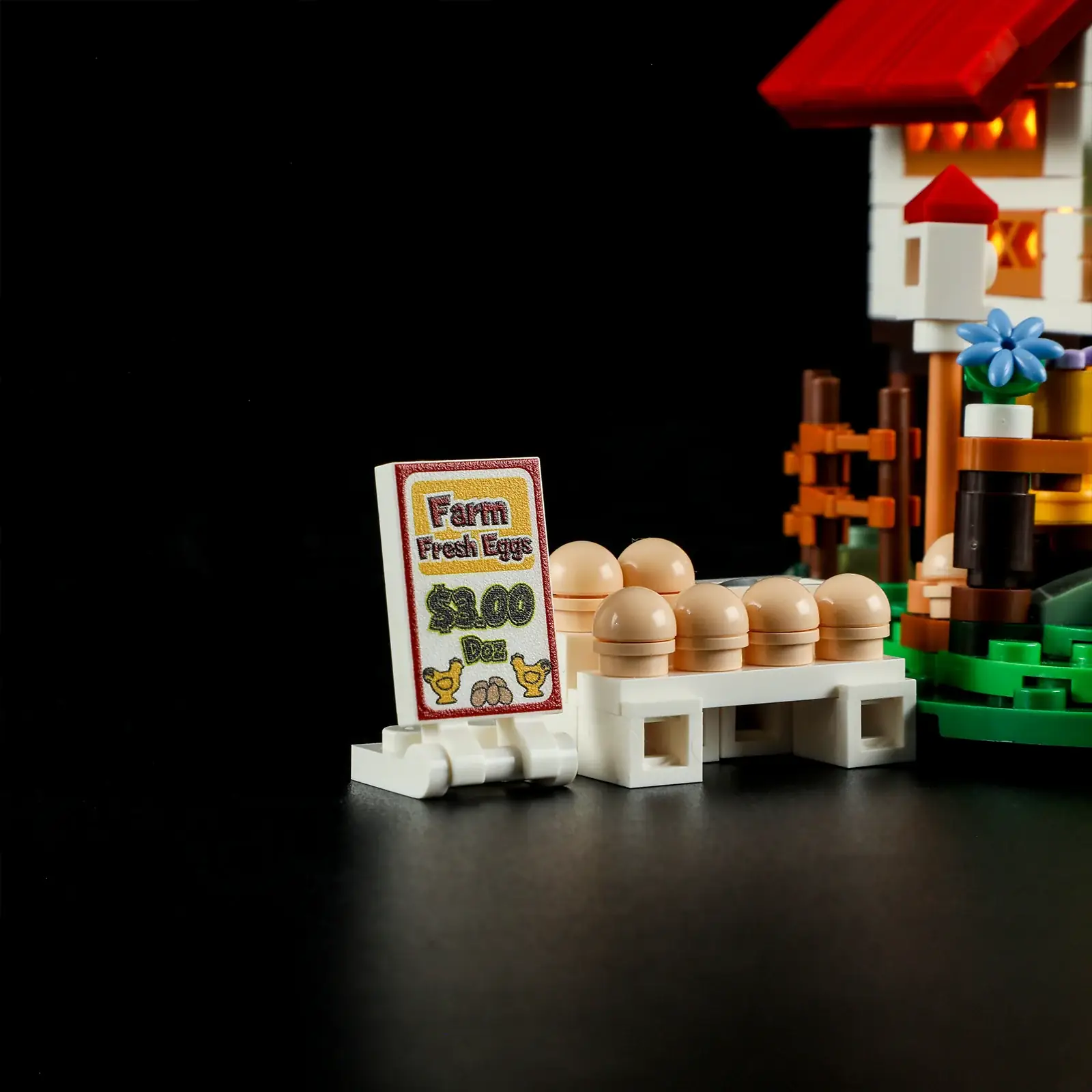 Lumibricks F9034 The Hen House Hühnerstall mit LED | 323 Teile – Bild 10