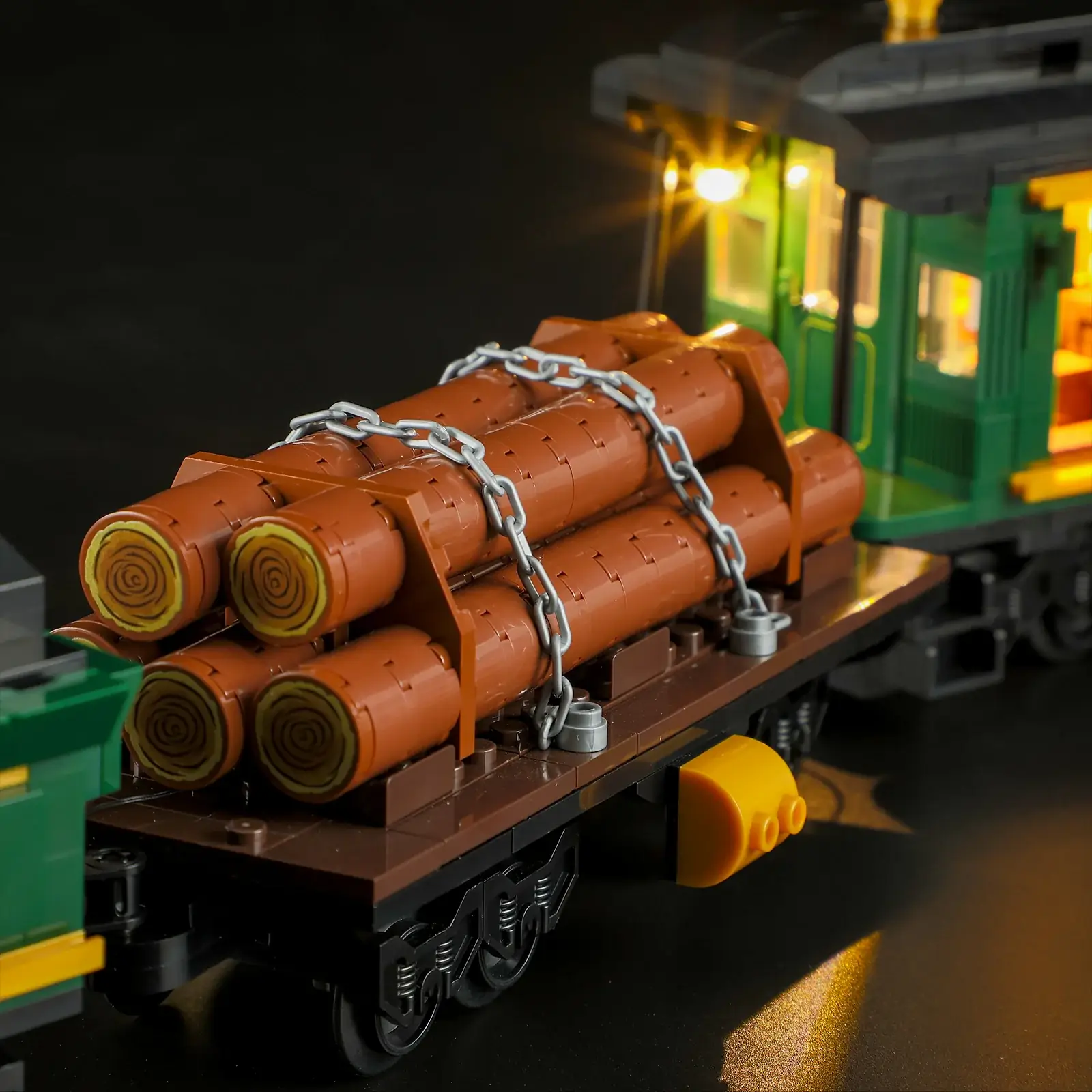Lumibricks 14003 Western Güterzug | 1524 Teile LED Eisenbahn – Bild 7