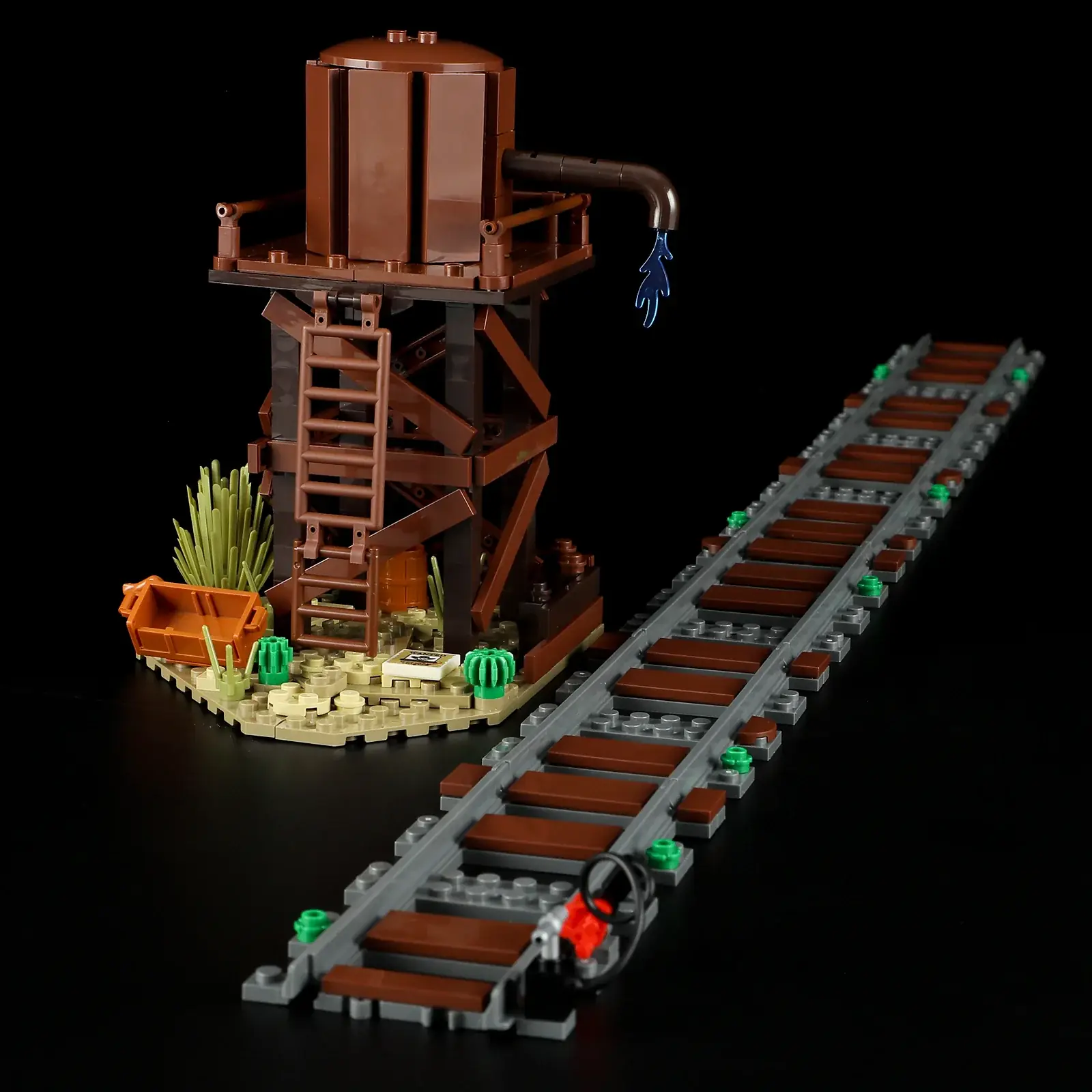 Lumibricks 14003 Western Güterzug | 1524 Teile LED Eisenbahn – Bild 10