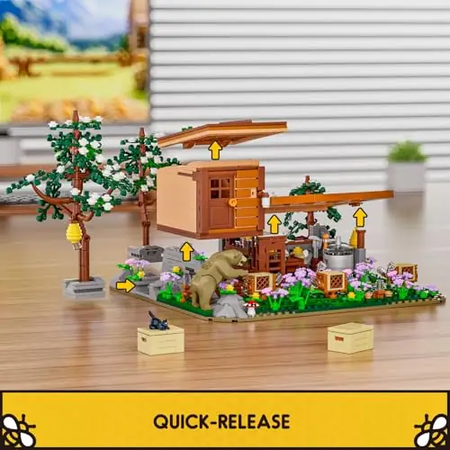 Lumibricks F9062 Bee Farm mit LED | 1274 Teile – Bild 2