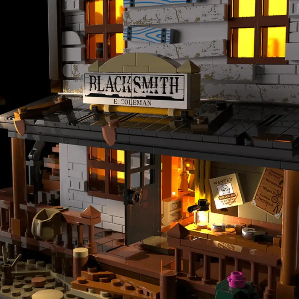 Lumibricks 14011 Western Schmiede | 2042 Teile LED Blacksmith – Bild 2