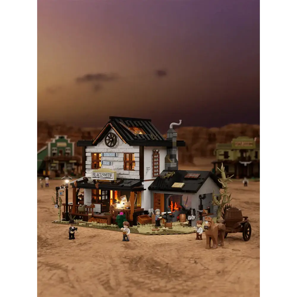 Lumibricks 14011 Western Schmiede | 2042 Teile LED Blacksmith – Bild 5