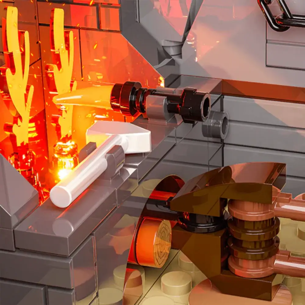 Lumibricks 14011 Western Schmiede | 2042 Teile LED Blacksmith – Bild 6