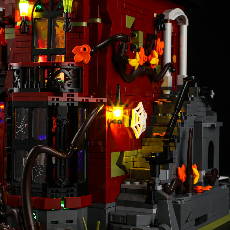 Lumibricks 20005 Midnight Haunted Mansion mit LED | 2617 Teile – Bild 11