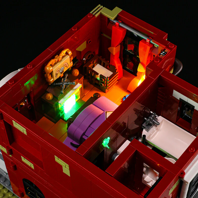 Lumibricks 20005 Midnight Haunted Mansion mit LED | 2617 Teile – Bild 8