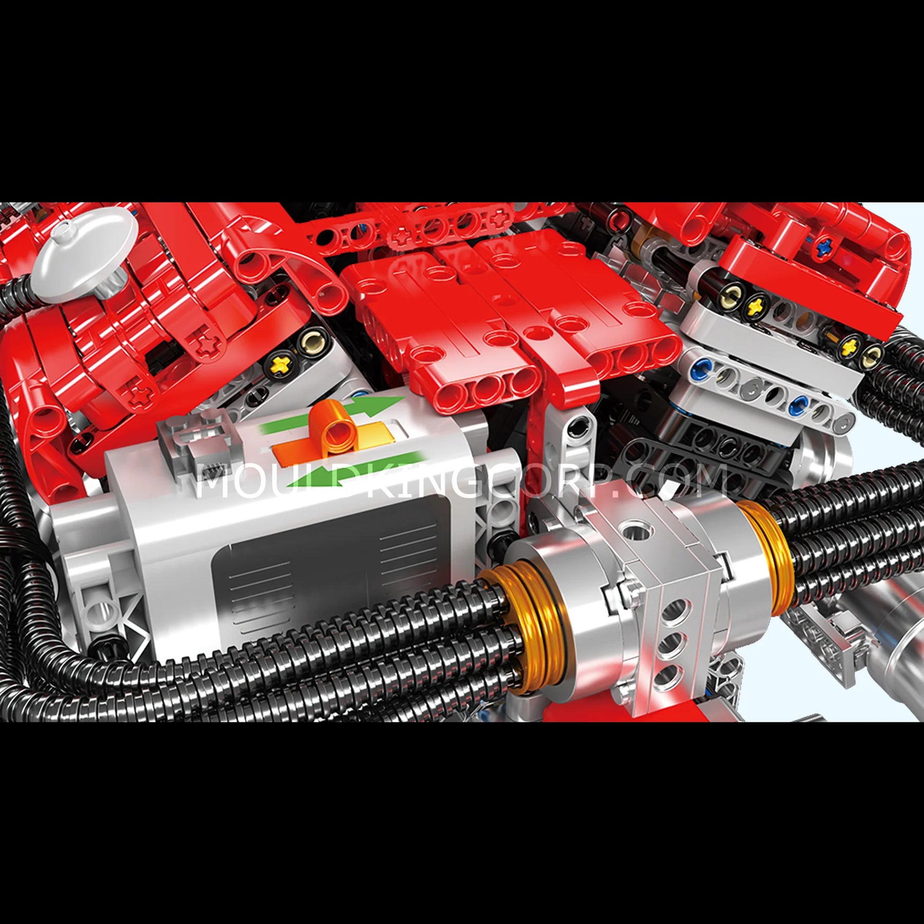 Mould King 10169 Italienischer Supersportwagen V12-Motor Bausatz | 3.472 Teile