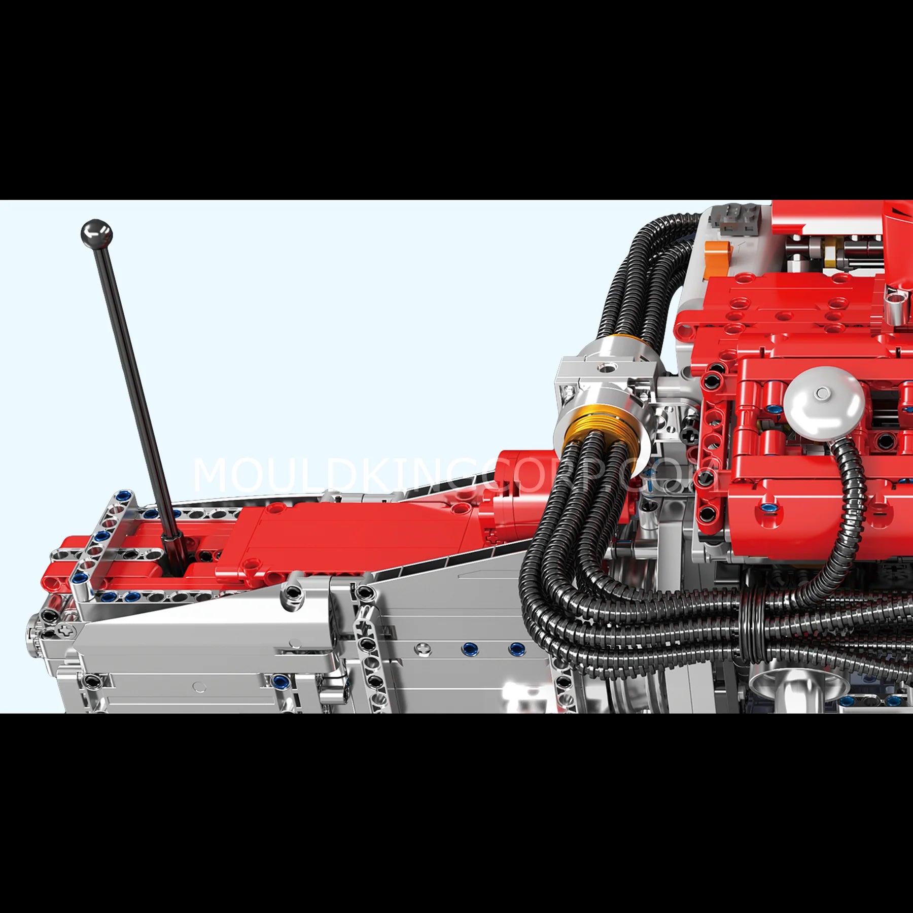 Mould King 10169 Italienischer Supersportwagen V12-Motor Bausatz | 3.472 Teile
