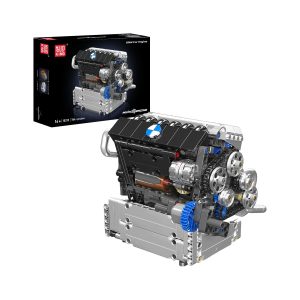 Mould King 10213 Motorisierter S55 Reihensechszylinder-Motor Modellbausatz | 744 Teile