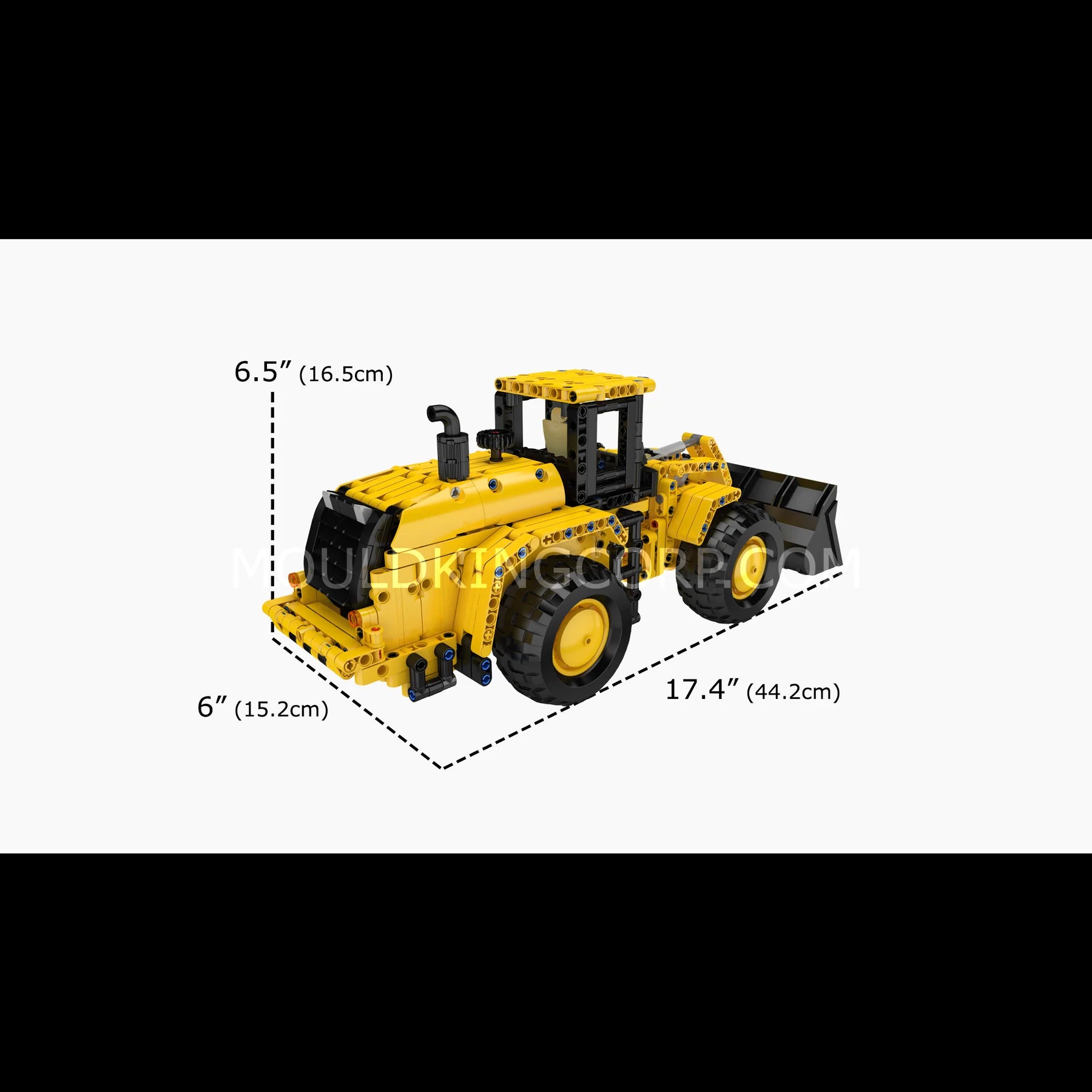 Mould King 17084 972M Radlader-Bausatz | 910 Teile