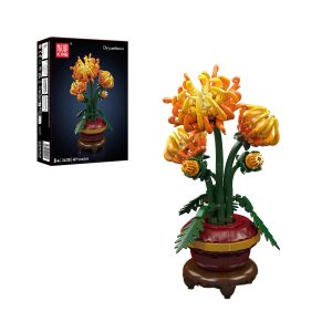Mould King 24118 Chrysanthemen-Topfpflanzen-Bausteinset | 417 Teile