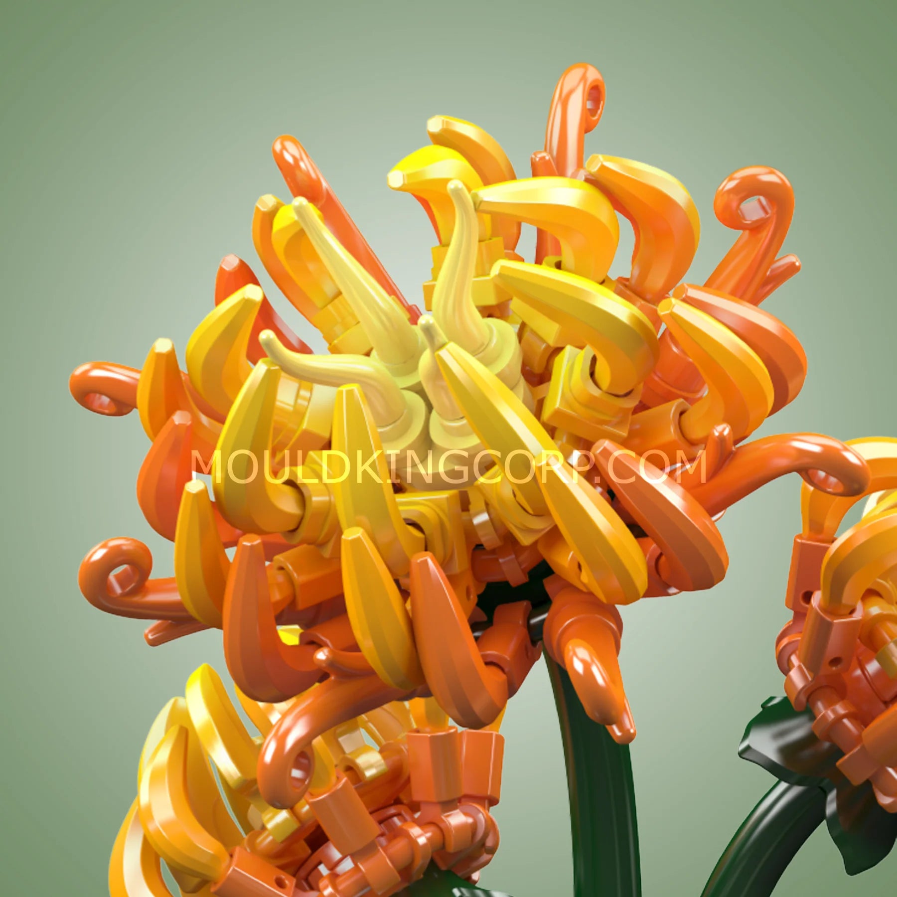 Mould King 24118 Chrysanthemen-Topfpflanzen-Bausteinset | 417 Teile
