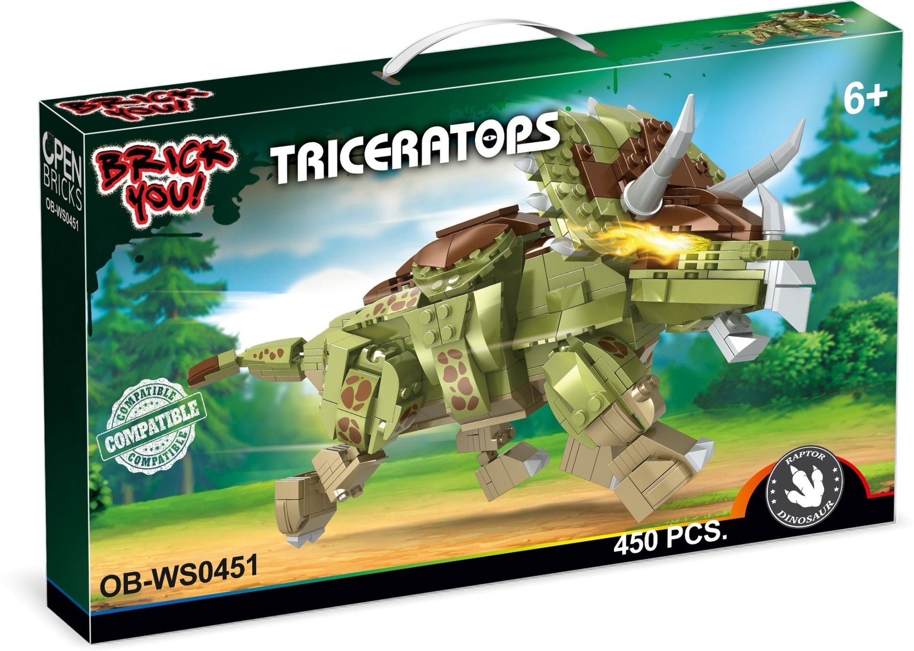 OPEN BRICKS - Triceratops