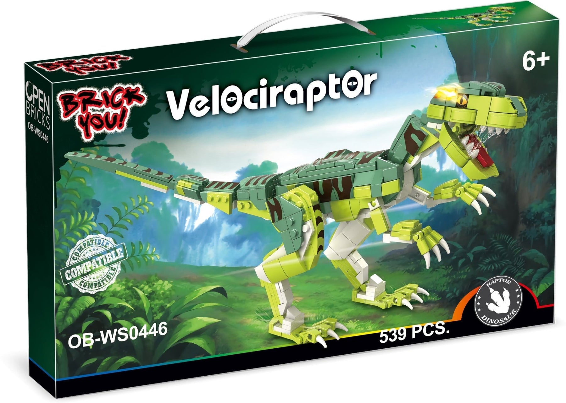 OPEN BRICKS - Velociraptor