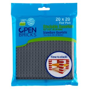 Baseplate 20x20 dark grey