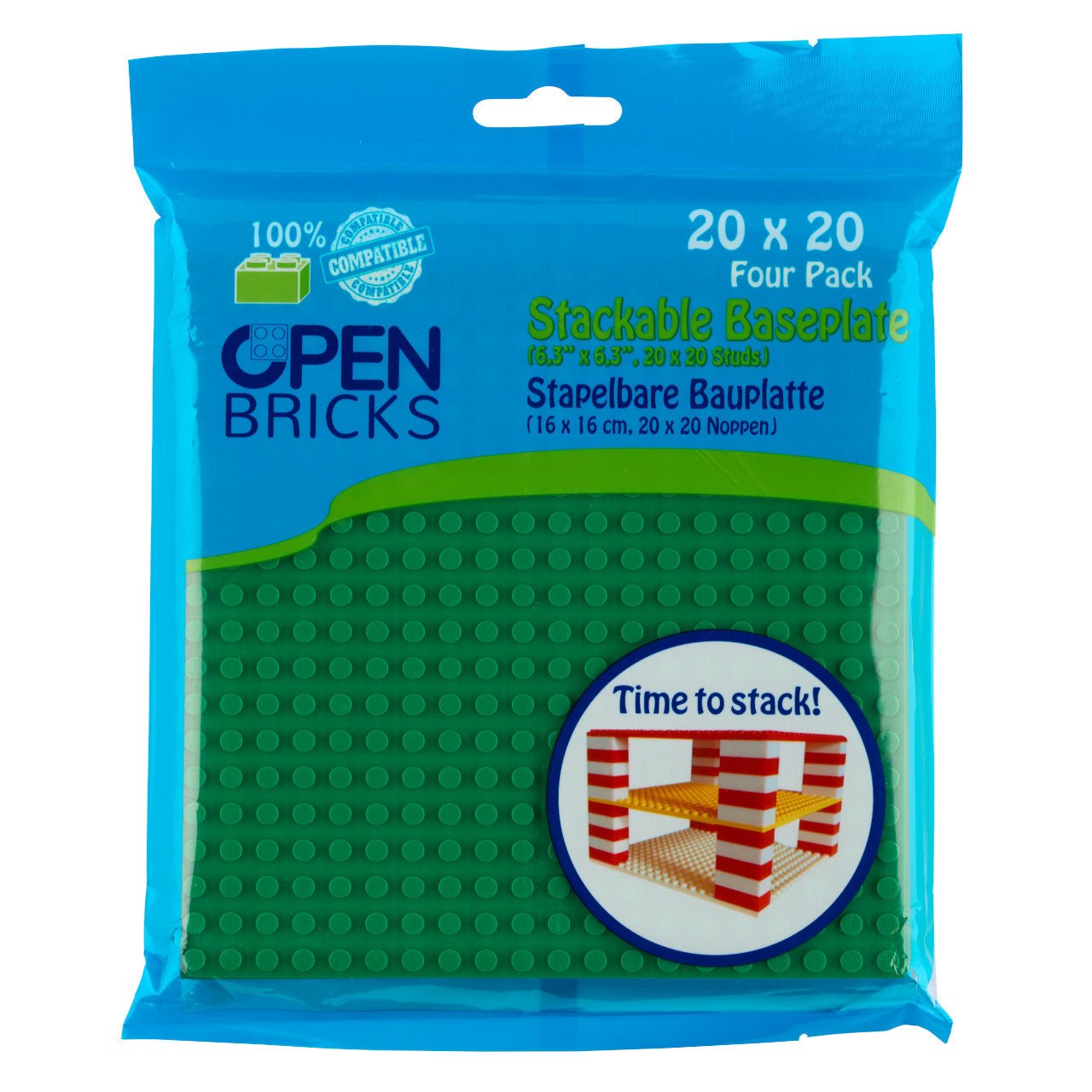 Baseplate 20x20 green