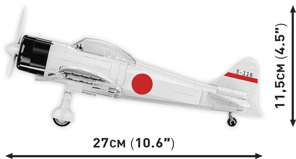 COBI Mitsubishi A6M2 "Zero-Sen" – Bild 6