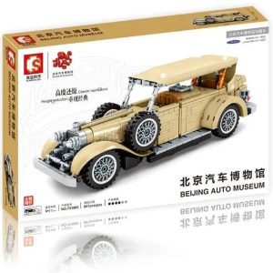 Beijing Auto Museum Classic Car Oldtimer beige Pull Back