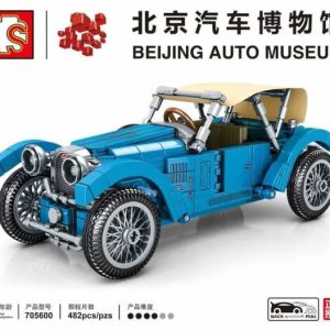 Blaues Oldtimer Cabrio