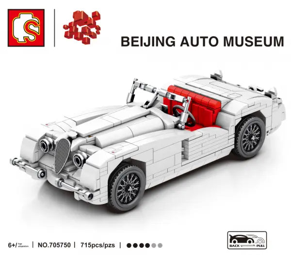 Beijing Auto Museum Classic Car Oldtimer weiß