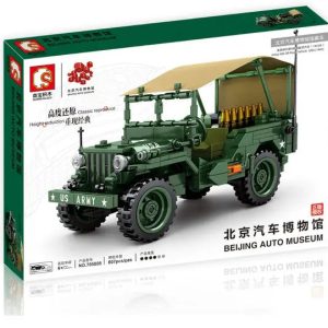 Bejing Auto Museum grüner US Army Offroader Willies