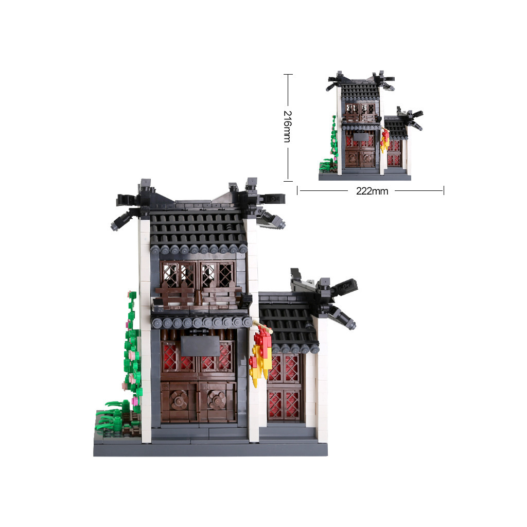 Wange 4310 The Garret of Hui-Style Architecture | 1039 Teile – Bild 3