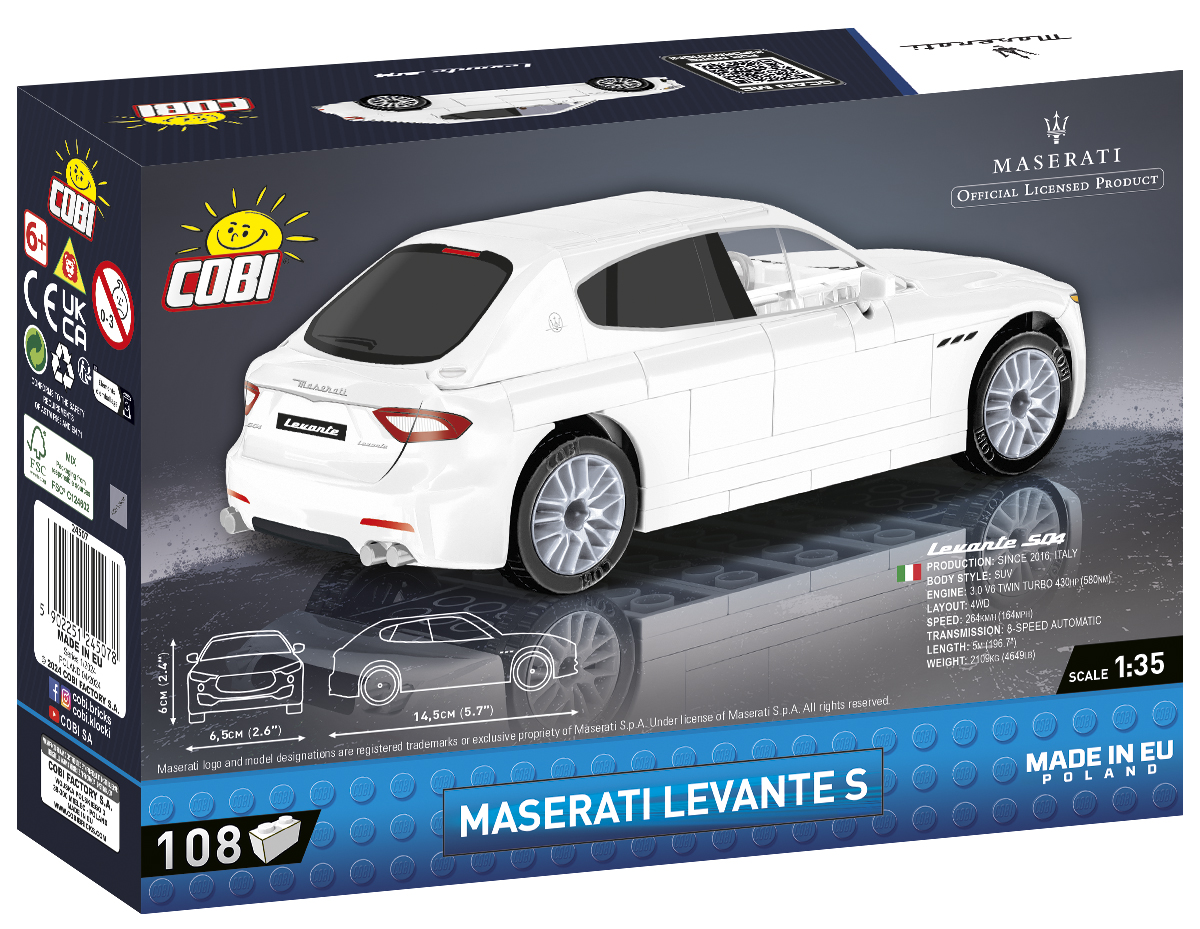 COBI Maserati Levante S Weiß – Bild 2