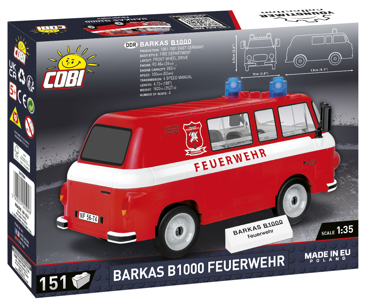 COBI Barkas B1000 Feuerwehr – Bild 2