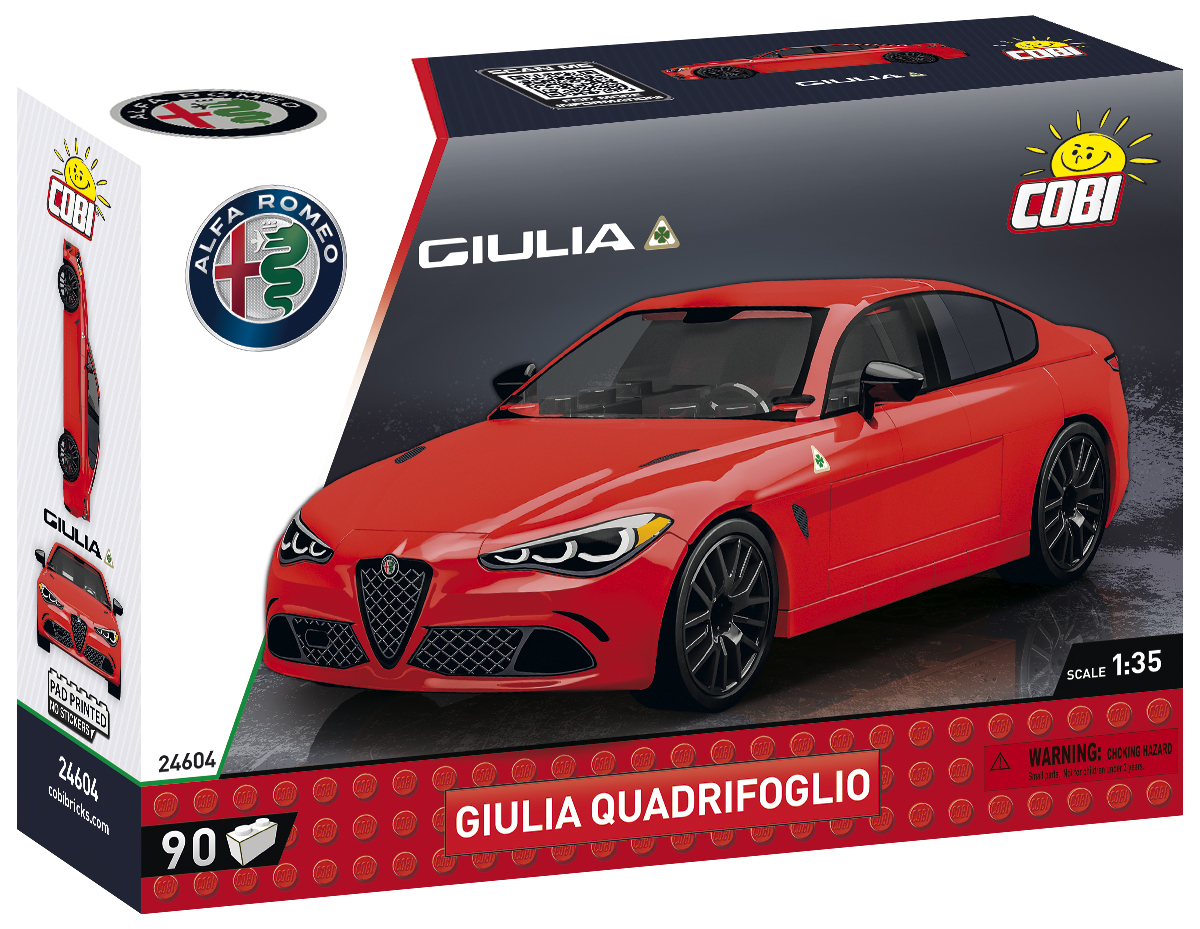 COBI Alfa Romeo Giulia Quadrifoglio Rot