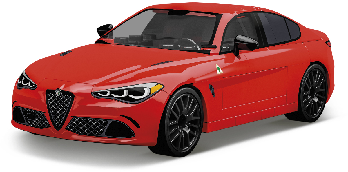COBI Alfa Romeo Giulia Quadrifoglio Rot – Bild 3