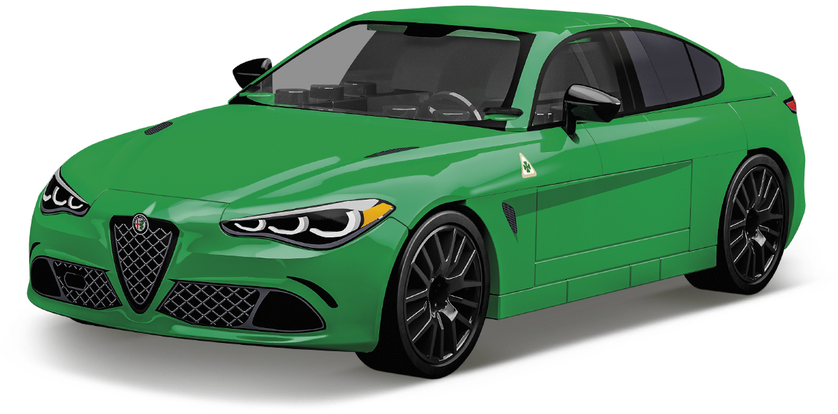 COBI Alfa Romeo Giulia Quadrifoglio Grün – Bild 3