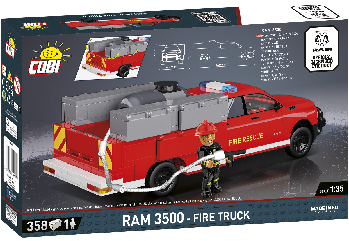 COBI RAM 3500 - Feuerwehr Truck – Bild 2