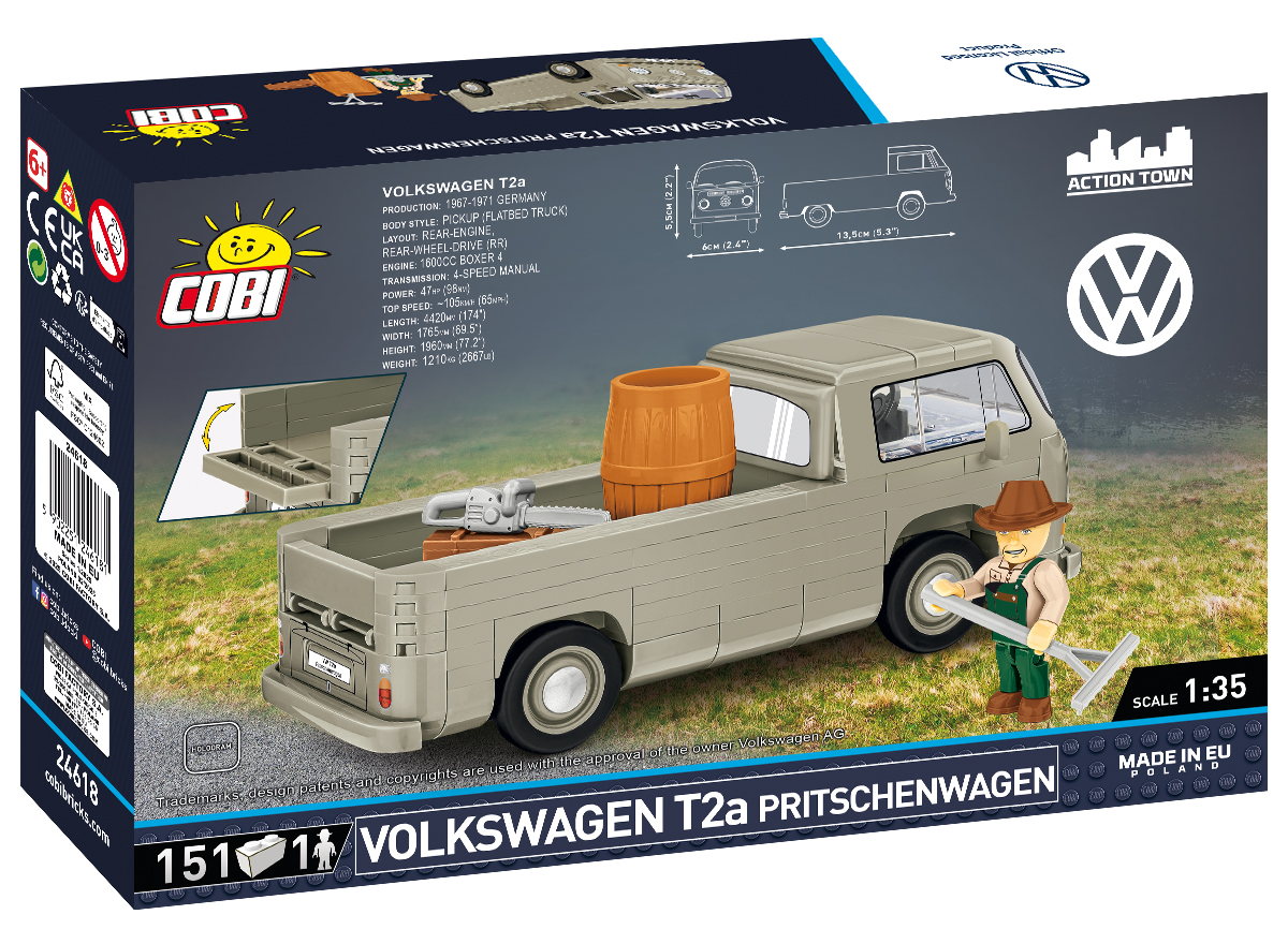 COBI Volkswagen T2a Pritschenwagen – Bild 2