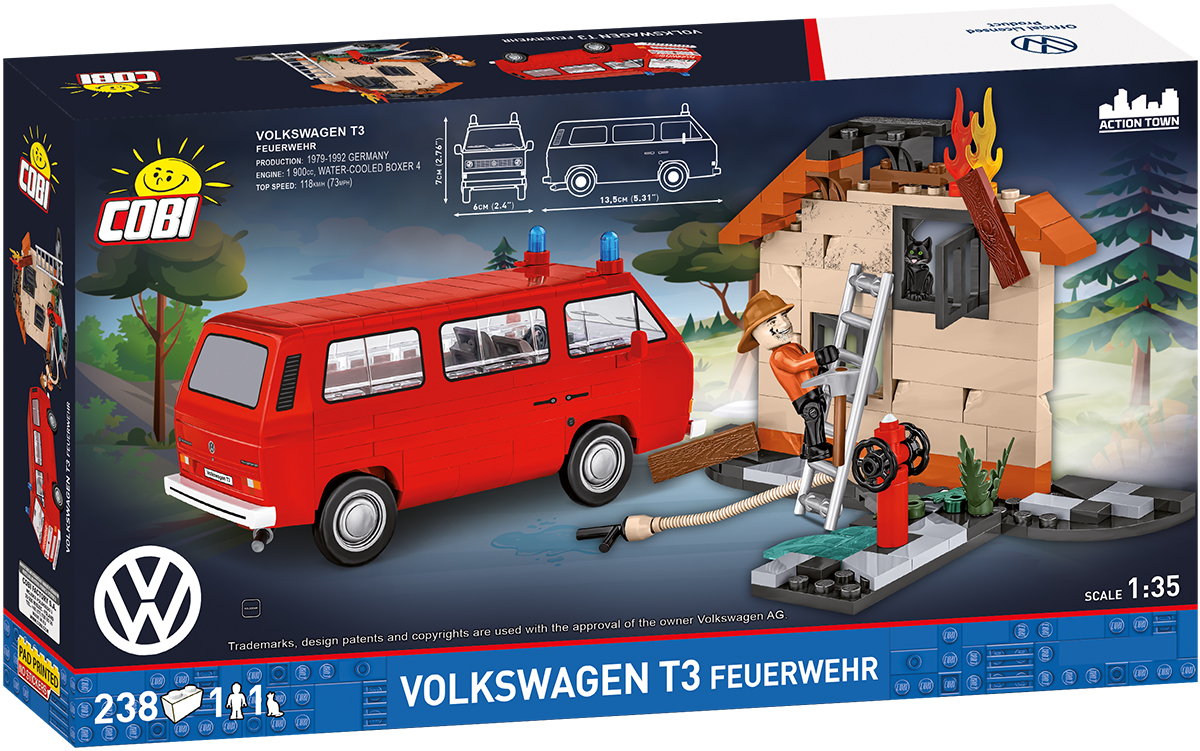 COBI Volkswagen T3 Feuerwehr – Bild 2