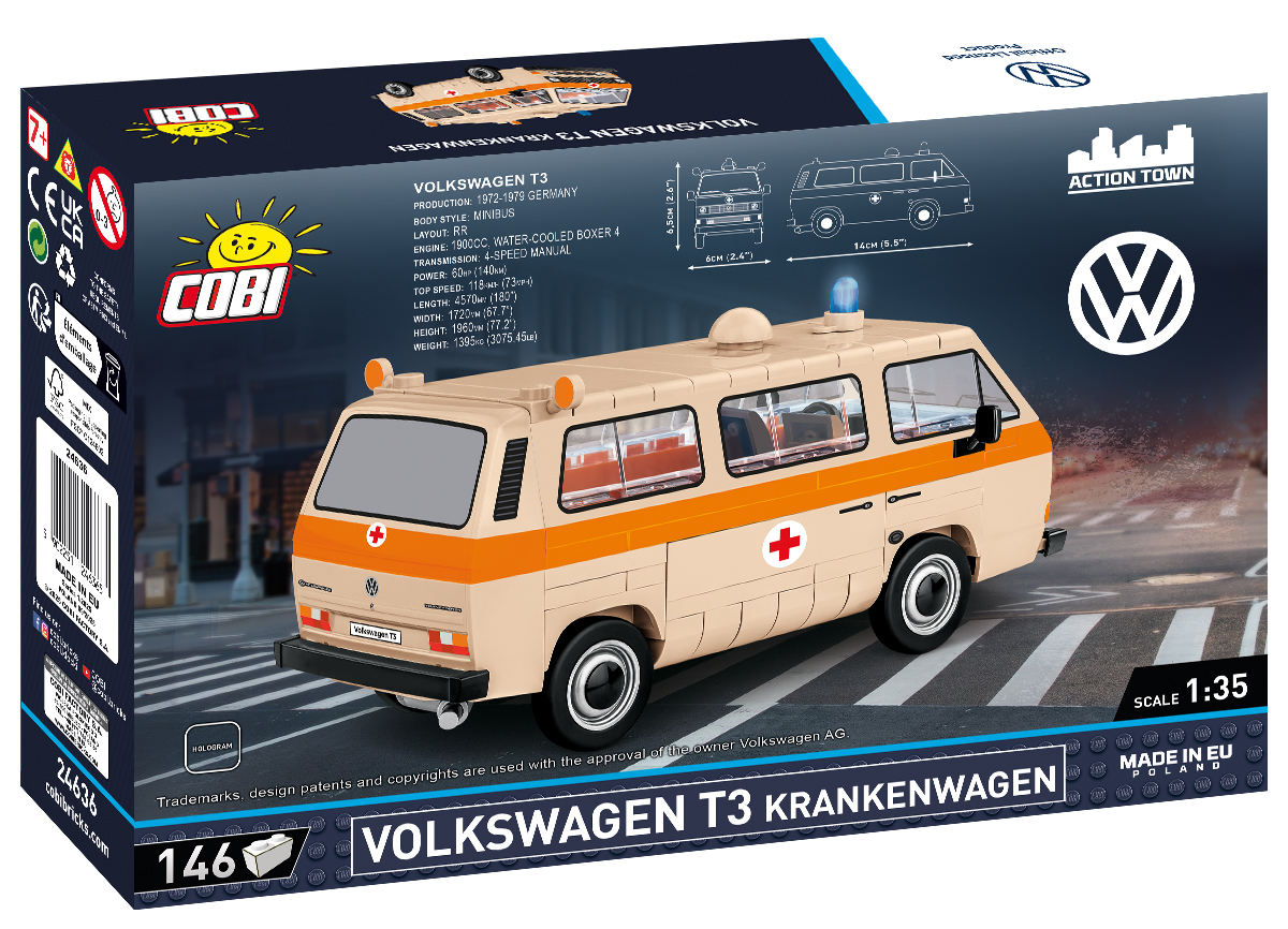 COBI Volkswagen T3 Krankenwagen – Bild 2