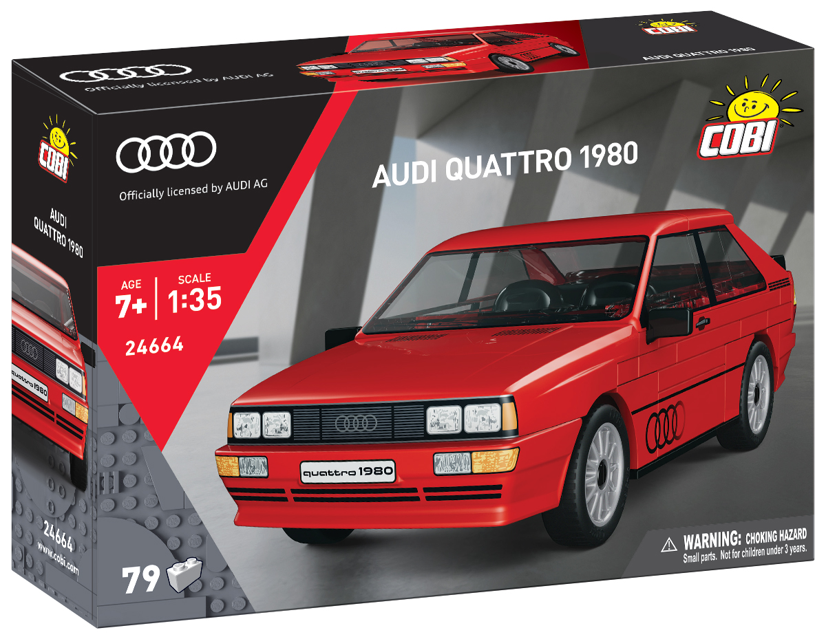 COBI Audi quattro 1980 Rot