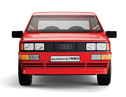 COBI Audi quattro 1980 Rot – Bild 5