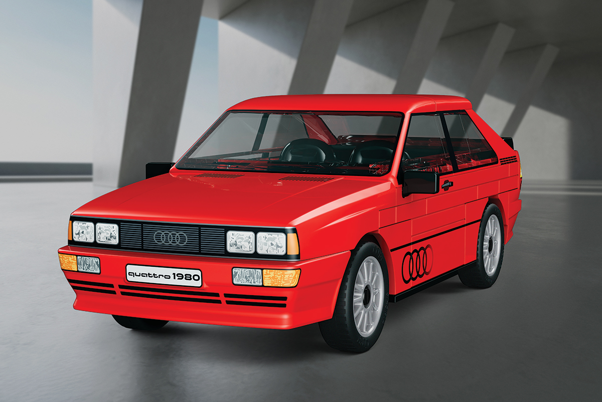 COBI Audi quattro 1980 Rot – Bild 3