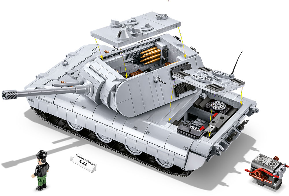 COBI Panzerkampfwagen E-100 – Bild 4