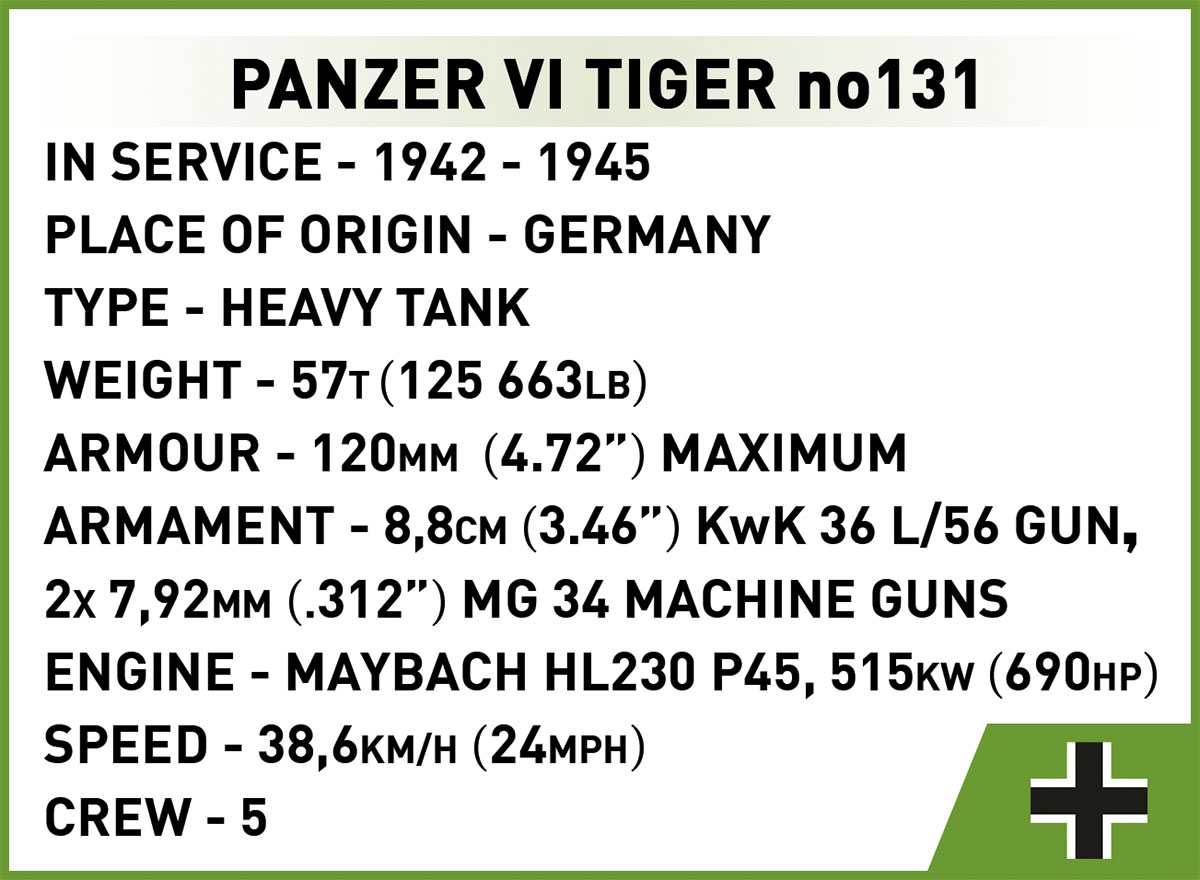 COBI Panzer VI Tiger "131" – Bild 11