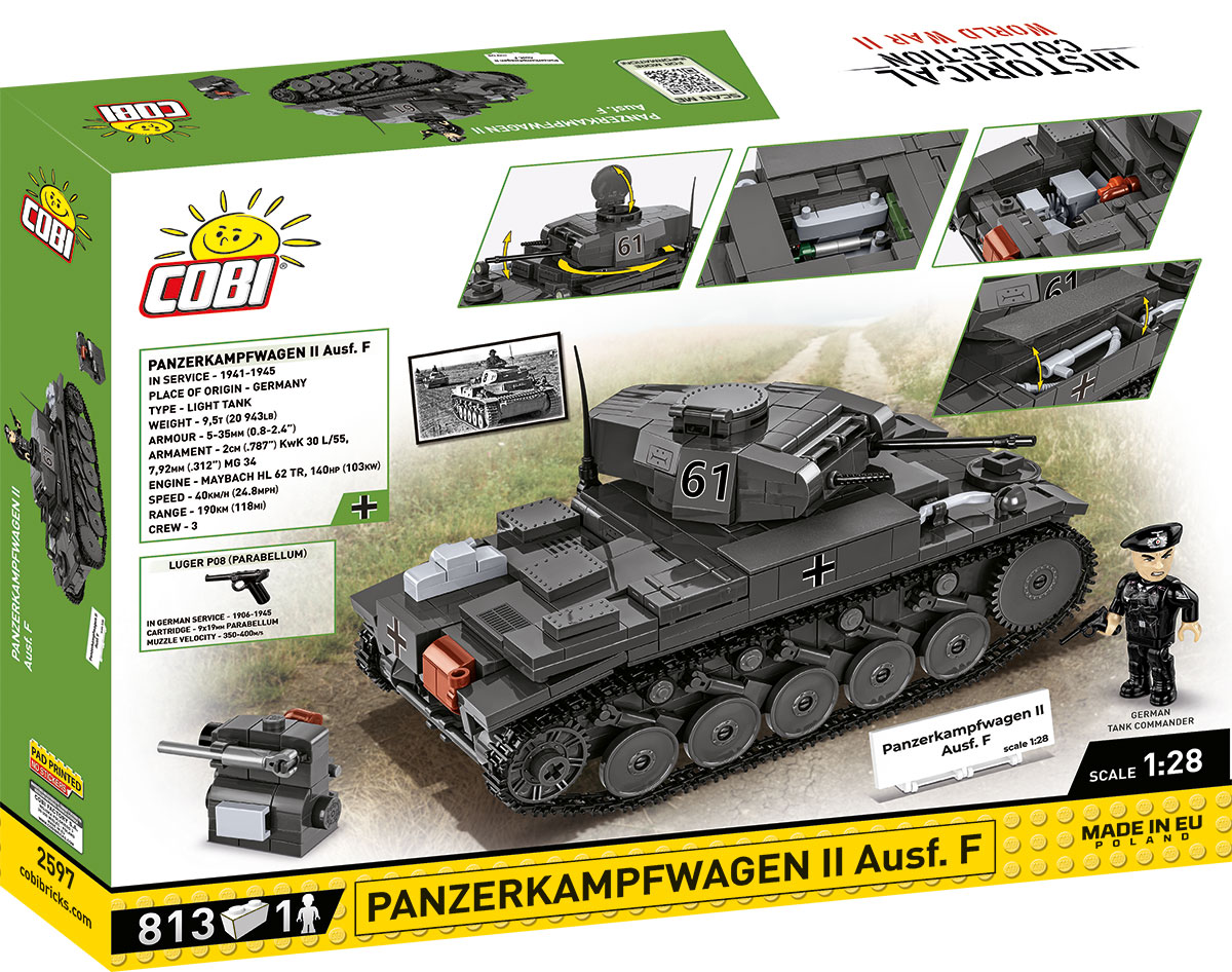 COBI Panzerkampfwagen II Ausf. F – Bild 2