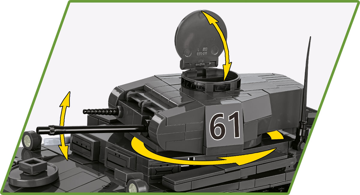 COBI Panzerkampfwagen II Ausf. F – Bild 8