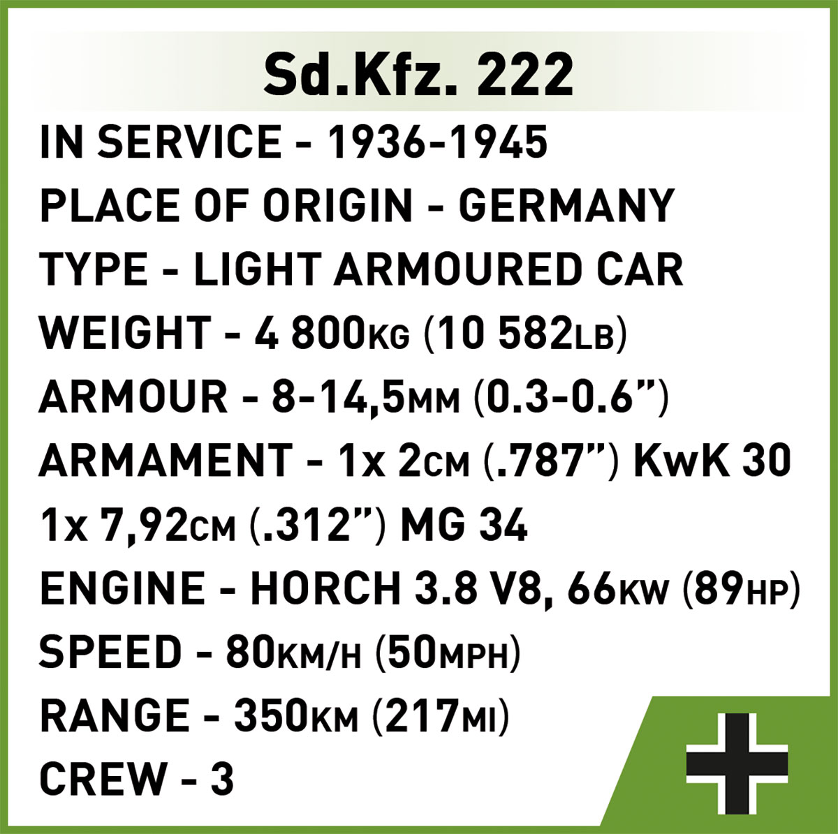 COBI Sd.Kfz. 222 – Bild 11