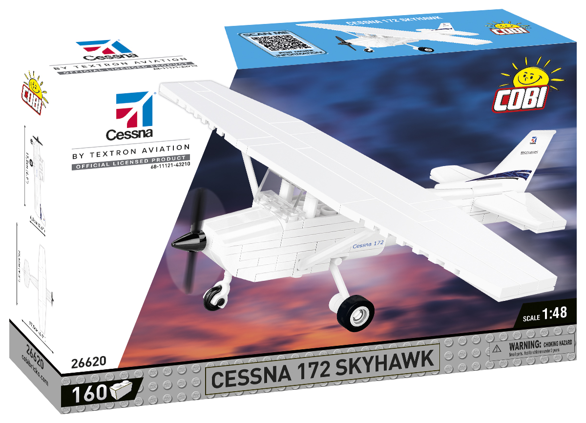COBI Cessna 172 Skyhawk-Weiss