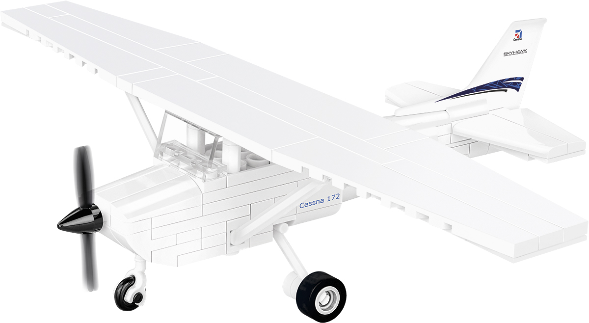 COBI Cessna 172 Skyhawk-Weiss – Bild 3